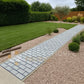 Silver Grey Granite Cobble Setts - 200x100mm
