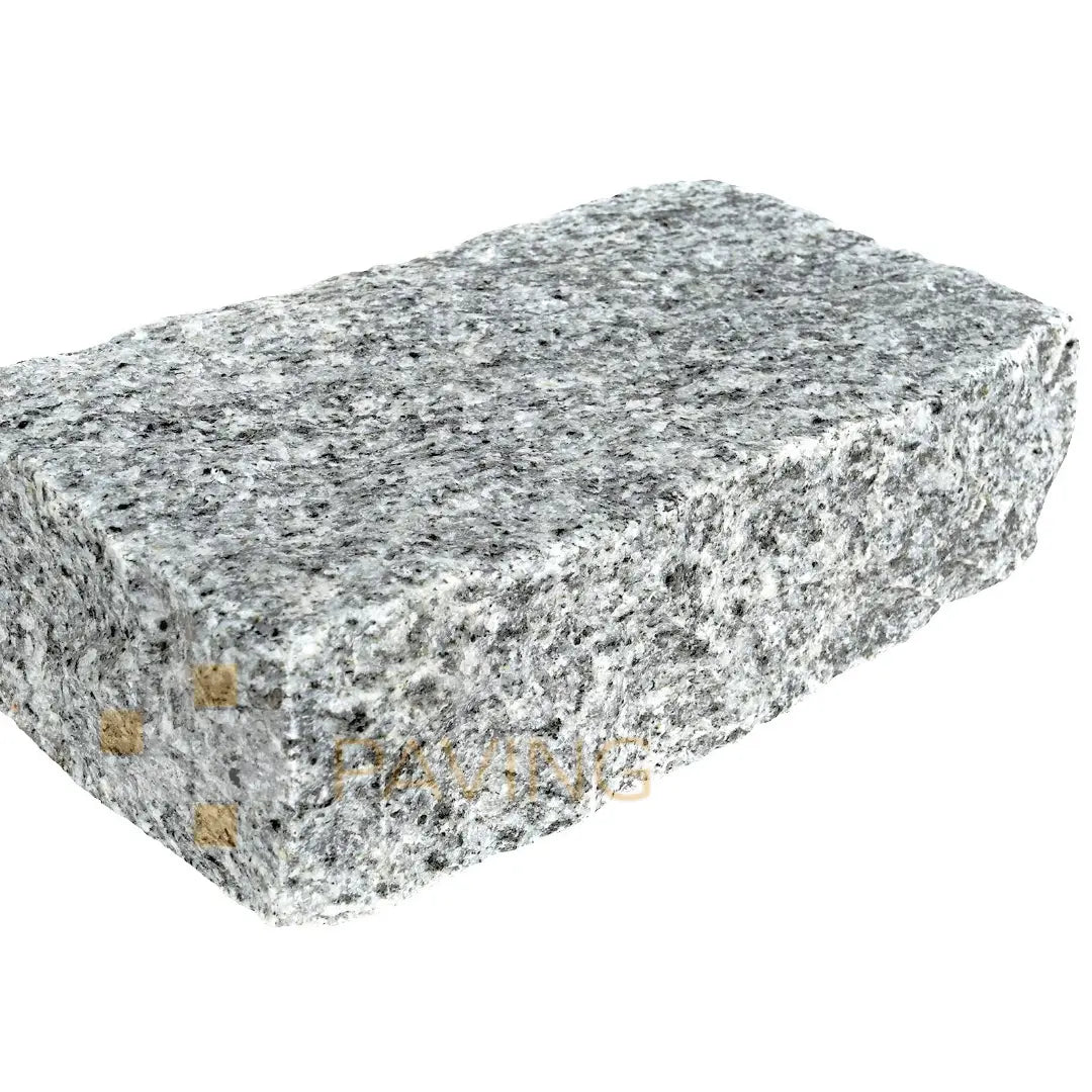Silver Grey Granite Cobble Setts - 200x100mm