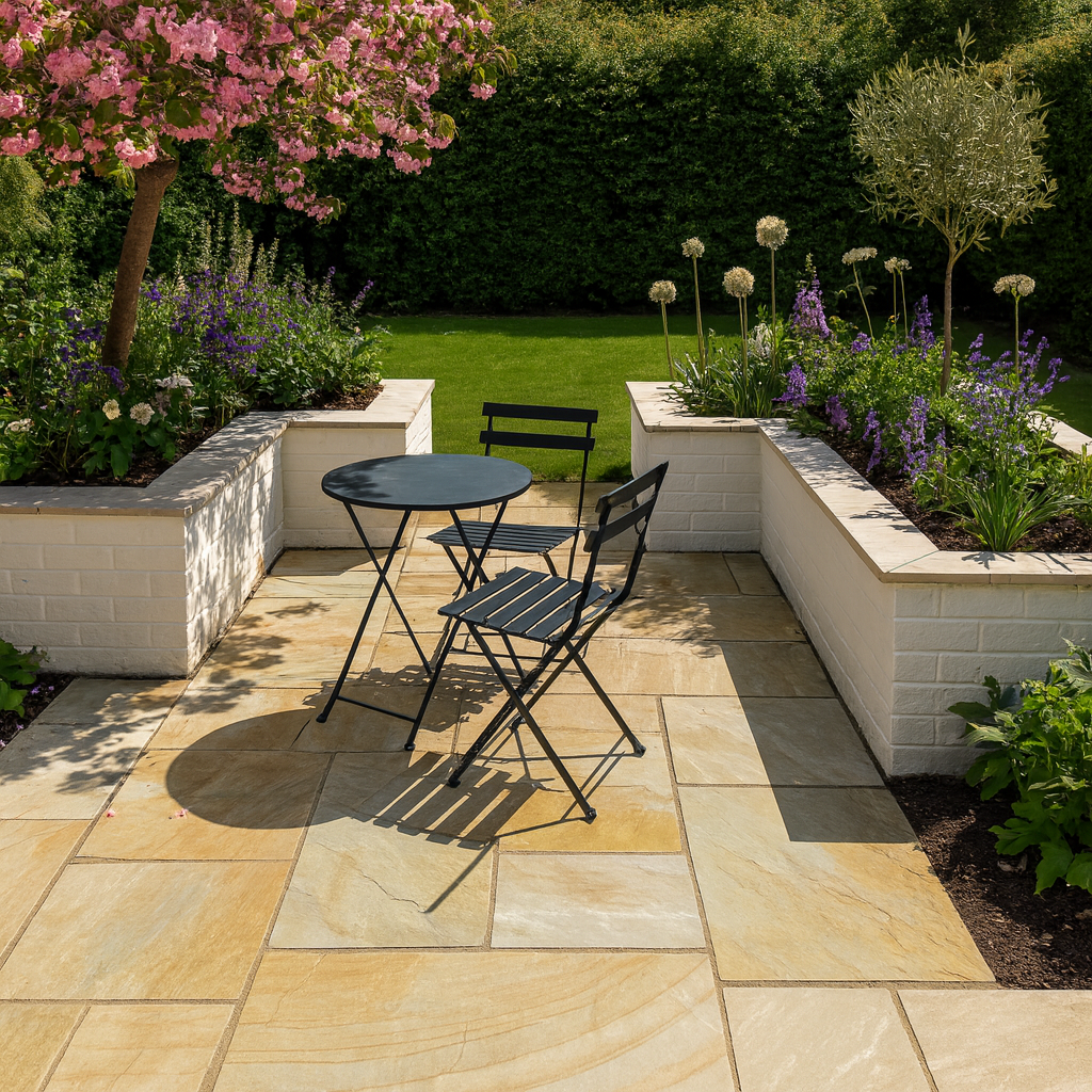 Fossil Mint Sandstone Paving
