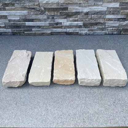 Fossil Mint Sandstone Cobble Setts - 200x100mm