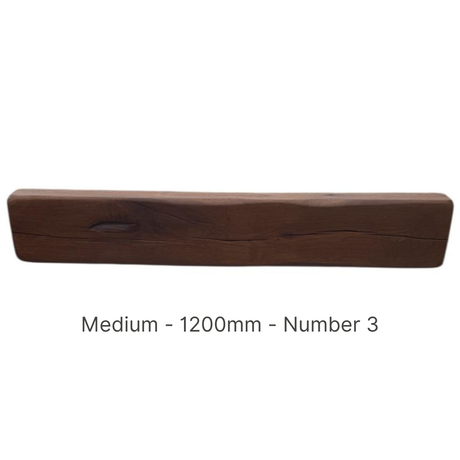 1200mm - Authentic Oak Fireplace Beams