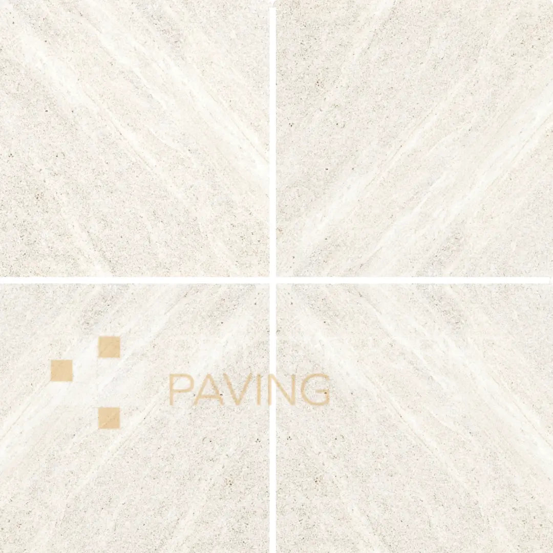 Stone Beige Porcelain Paving - 600 x 600