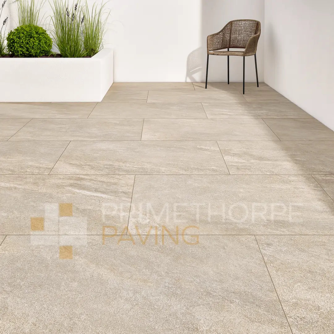 Vesuvio Beige Porcelain Paving