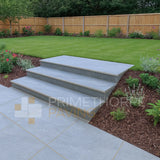 Cathedral Anthracite - Porcelain Bullnosed Steps