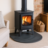 Riven Black Slate Hearth – Standard Rectangle Cut to Size