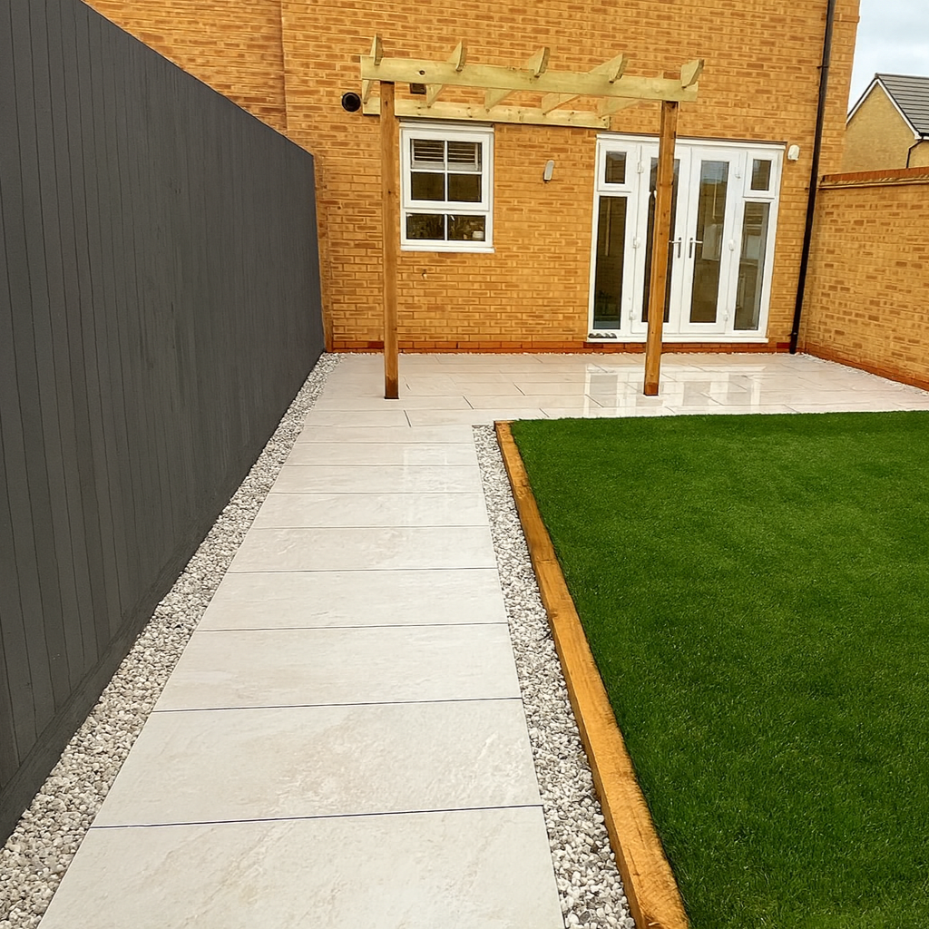 Rock White Porcelain Paving