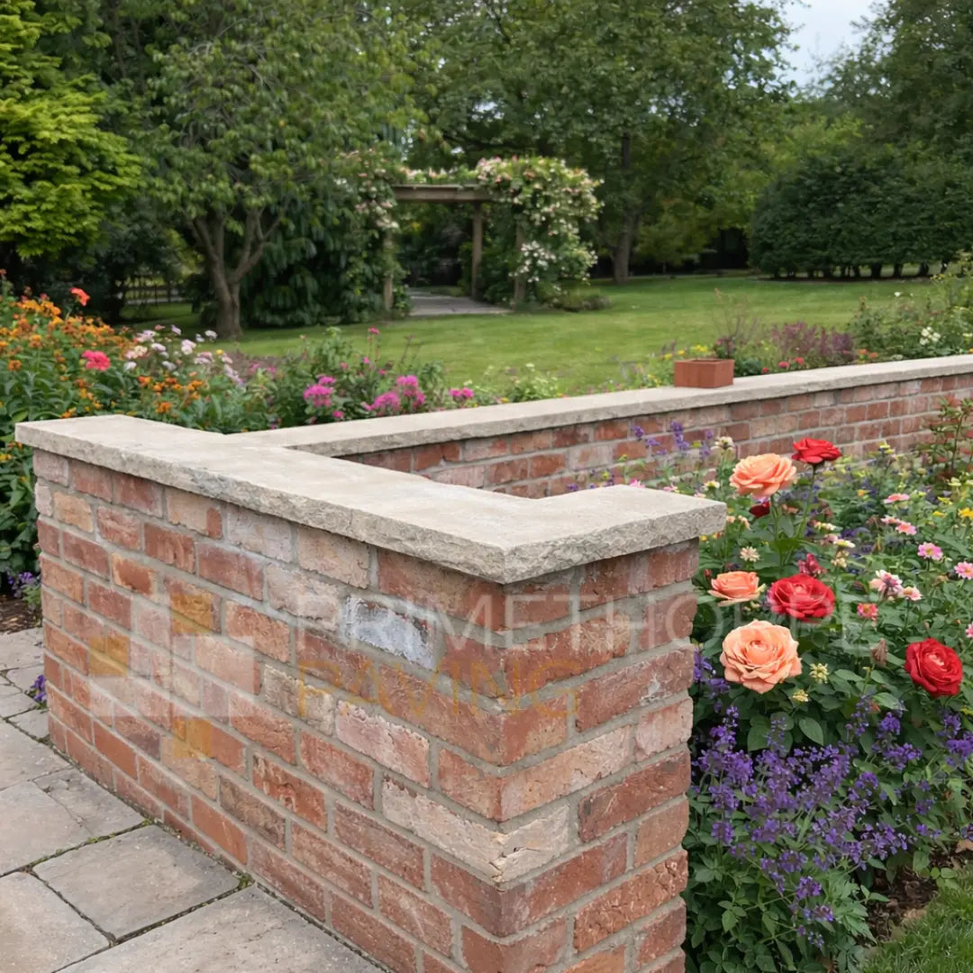 Fossil Mint Sandstone - Rustic Dressed Coping Stones