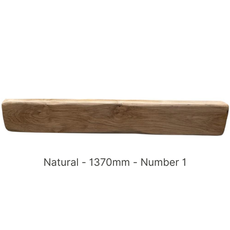 1370mm - Authentic Oak Fireplace Beams