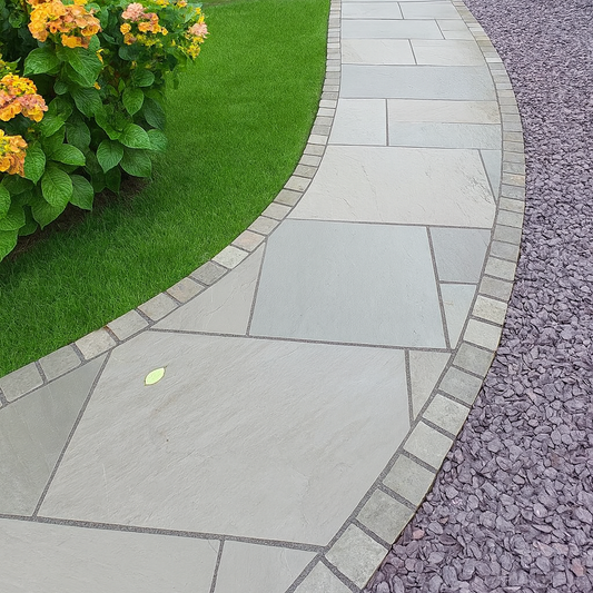 Kandla Grey Sandstone Cobble Setts - 100x100mm