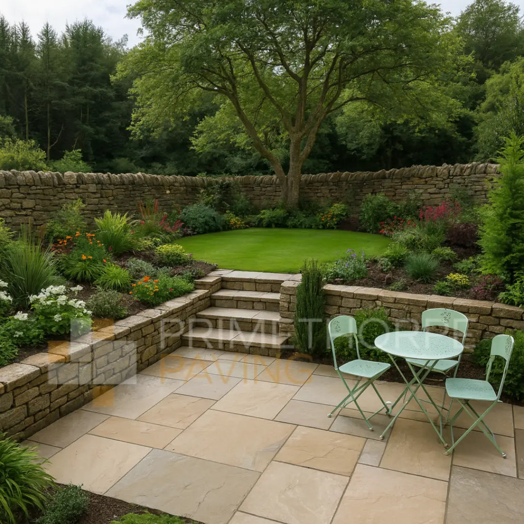 Raj Green Sandstone Paving