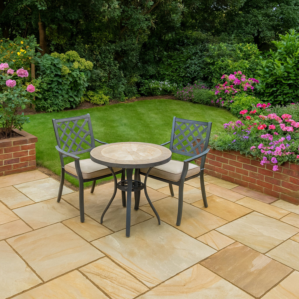 Fossil Mint Sandstone Paving