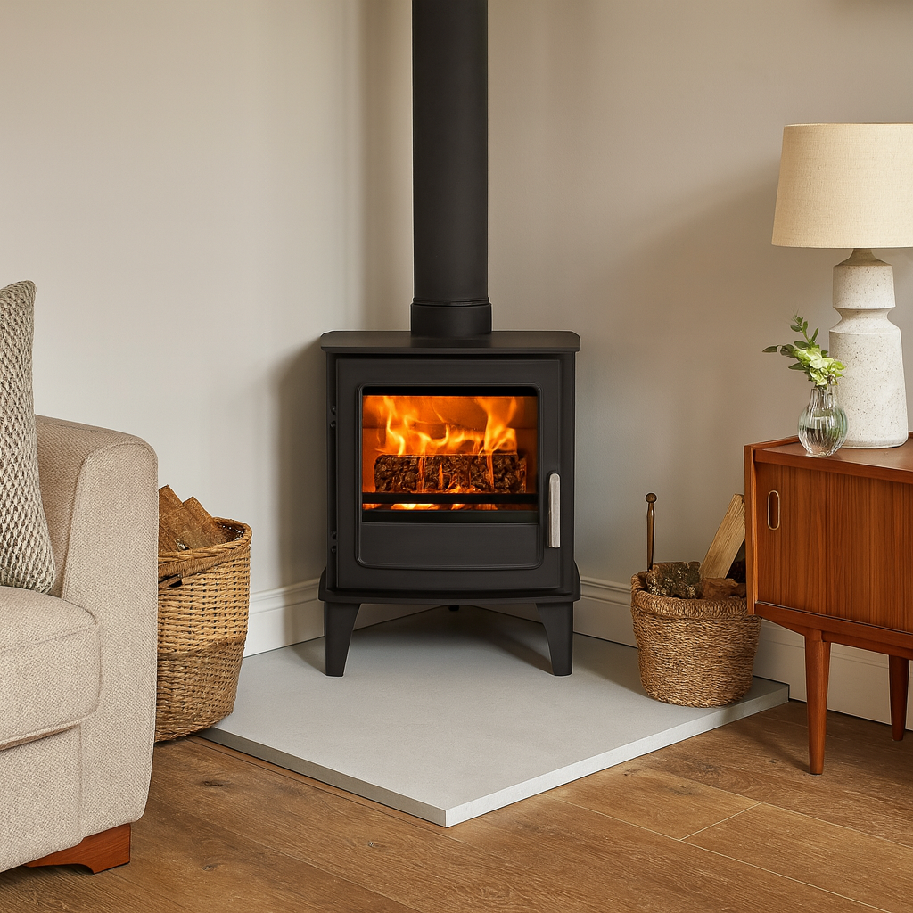 Honed Grey Sandstone Hearth – Standard Rectangle Cut to Size