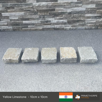 Yellow Lime - Setts - 2 x Size Options - Unit Price Shown