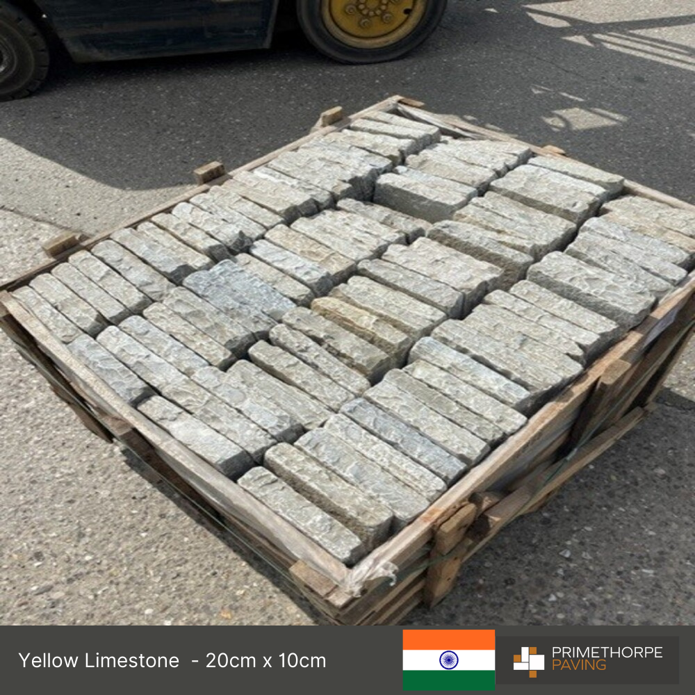 Yellow Lime - Setts - 2 x Size Options - Unit Price Shown