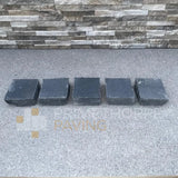 Kota Black Limestone Cobble Setts - 100x100mm