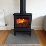 Grey Riven Slate Hearth – Cut to Size and Shape