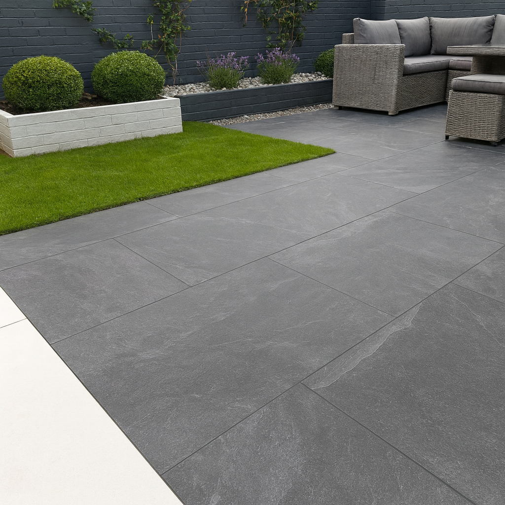 Frame Anthracite Porcelain Paving