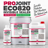 ProJoint ECO-820 Invisible Stone & Porcelain Sealer – Water Based – 1L, 5L & 25L