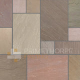Autumn Brown Sandstone Paving