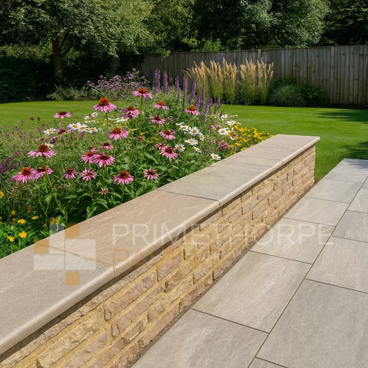 Raj Green Sandstone - Coping Stones - Rounded Edge