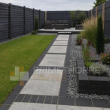 Kota Black Limestone Cobble Setts - 200x100mm