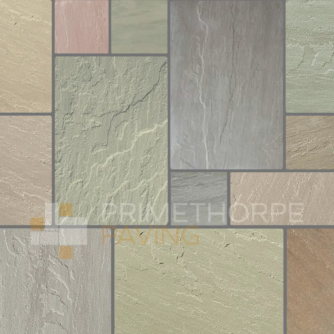 Raj Green Sandstone Paving