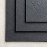 Riven Black Slate Hearth – Standard Rectangle Cut to Size