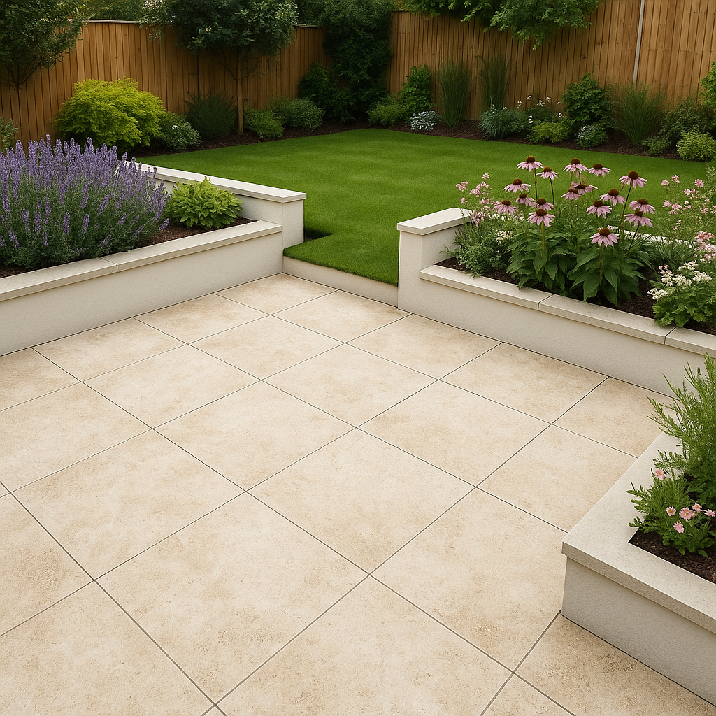 Colosseo Cream Porcelain Paving
