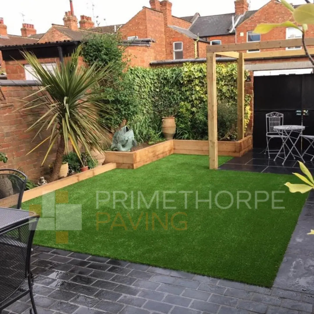 Kota Black Limestone Cobble Setts - 200x100mm