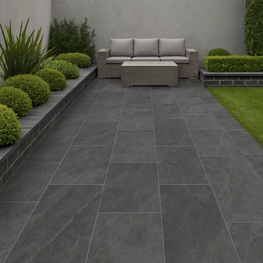 Frame Anthracite Porcelain Paving