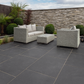 Kota Black Limestone Paving