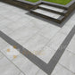 Modello Black Porcelain Edging Planks - 1000x160mm