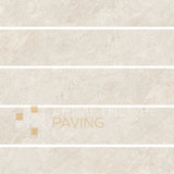 Quartz White Porcelain Edging Plank – 900x200mm
