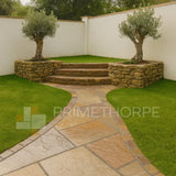 Raj Green Sandstone Cobble Setts - 100x100mm