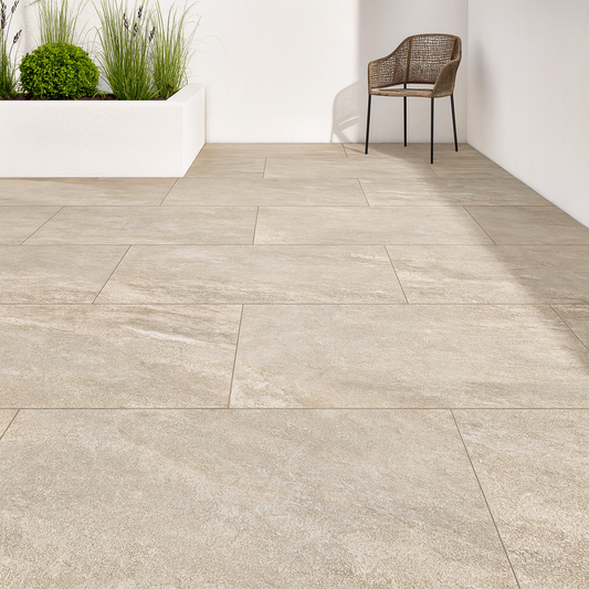 Vesuvio Beige Porcelain Paving