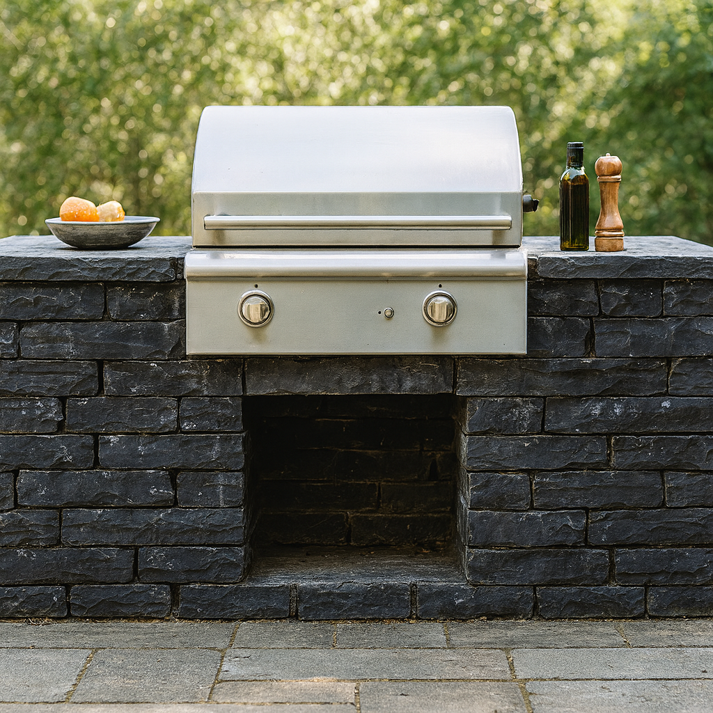 Black Limestone Walling Stone