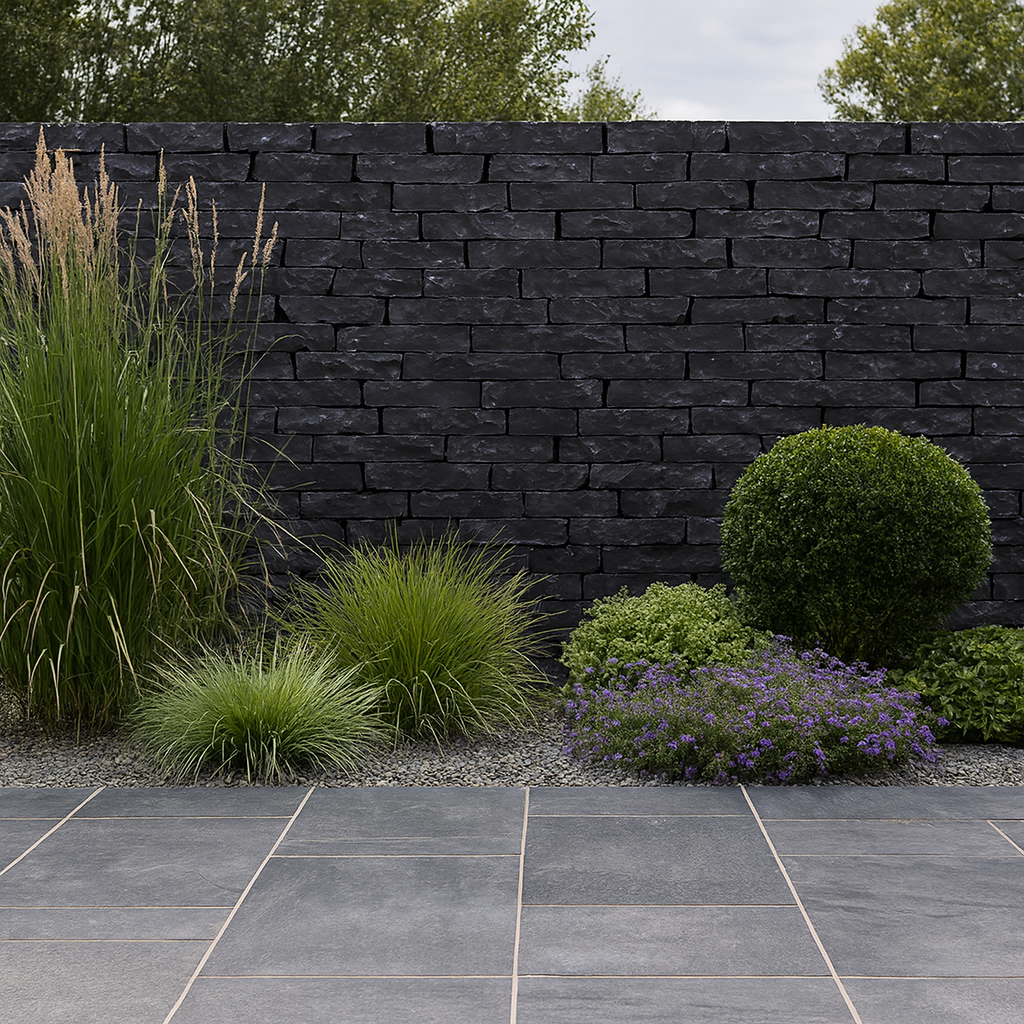 Black Limestone Walling Stone