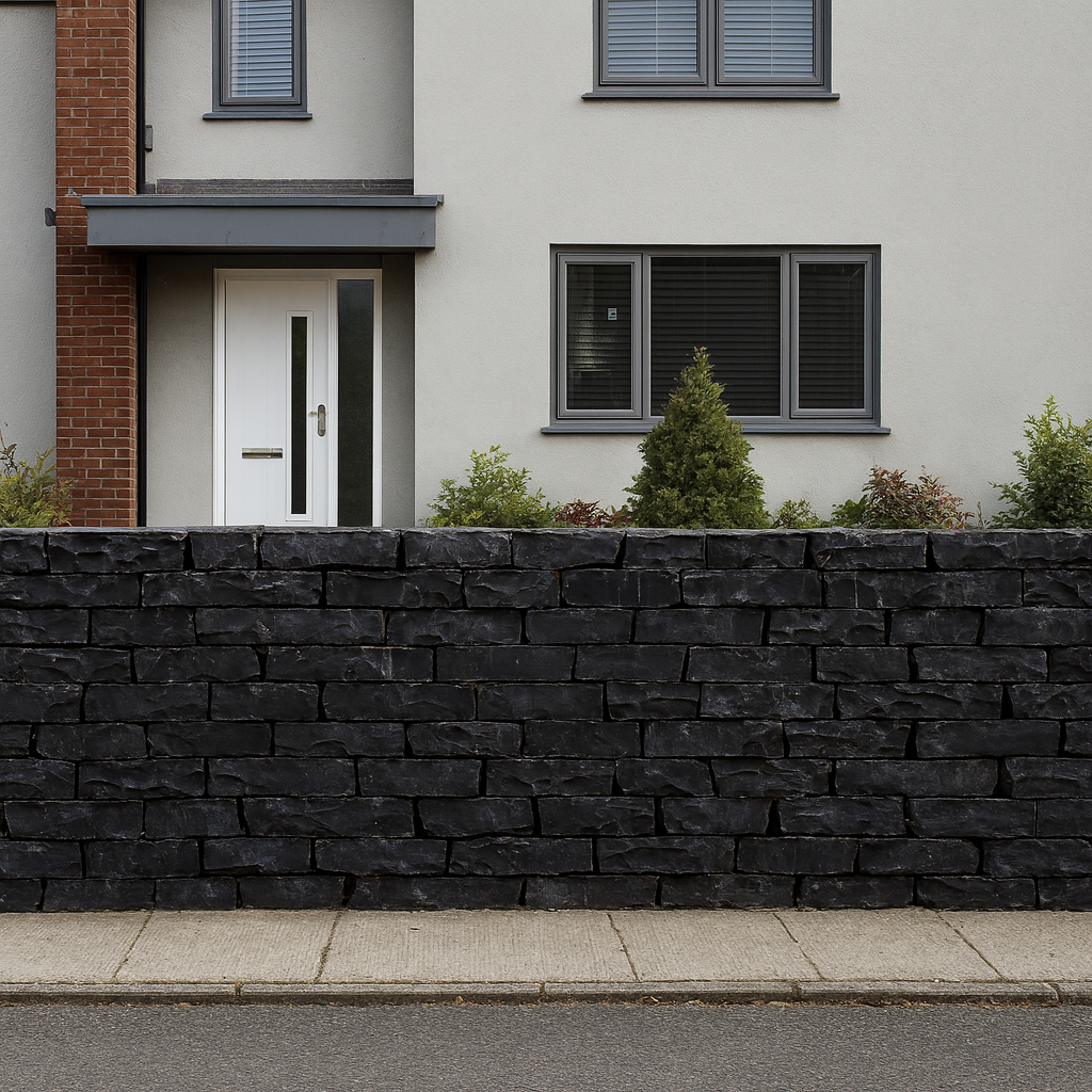 Black Limestone Walling Stone
