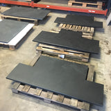 Black Riven Slate Hearth – Cut to Size and Shape