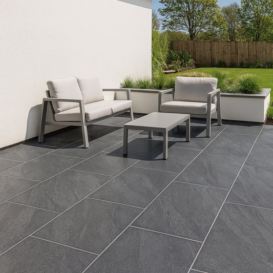 Cathedral Anthracite Porcelain Paving