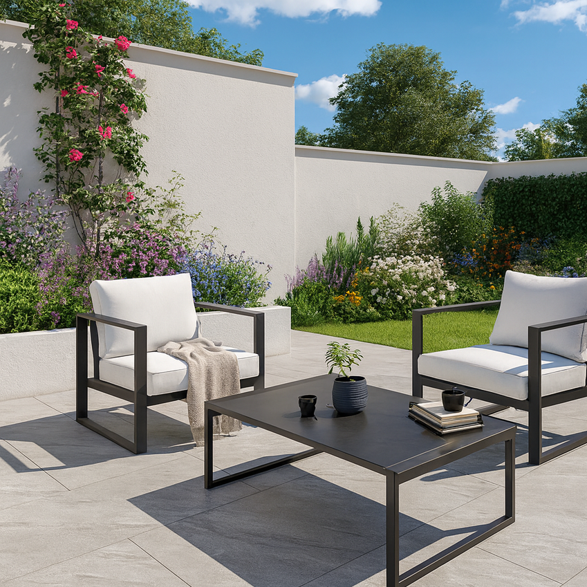 Cathedral Grey Porcelain Paving
