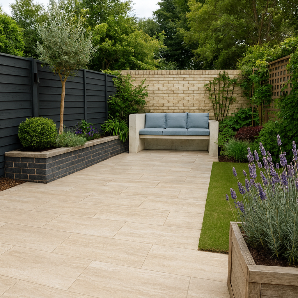 Dolomia Beige Porcelain Paving