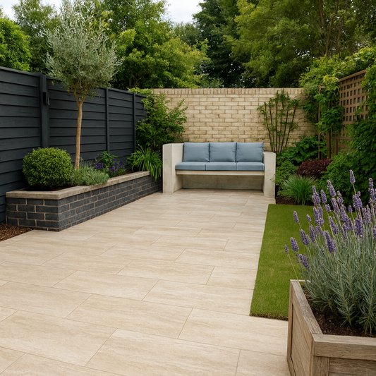 Dolomia Beige Porcelain Paving