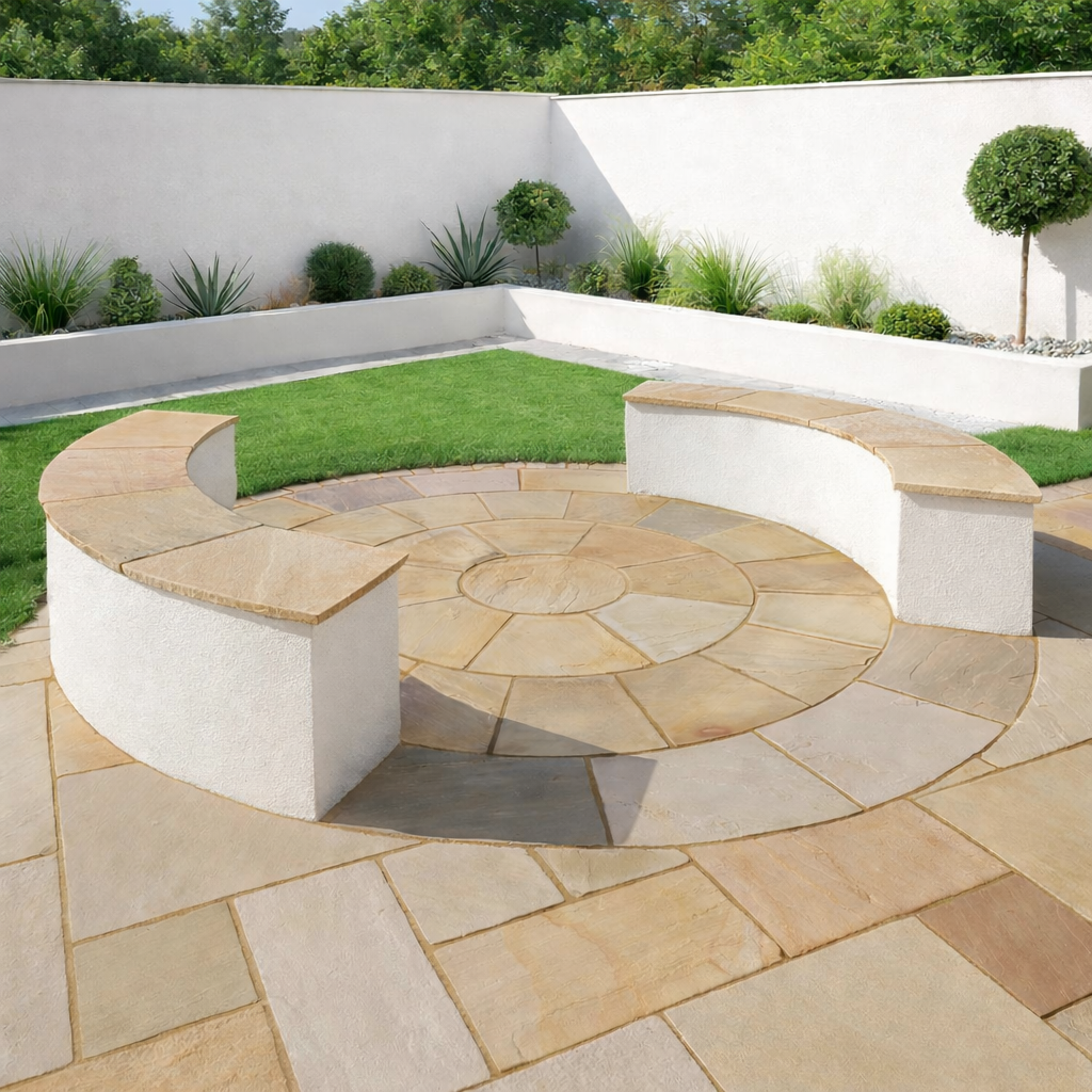 Natural Stone Circle Kits Patio Circles Free Samples Available Natural Stone Circle Kits Patio Circles Free Samples Available