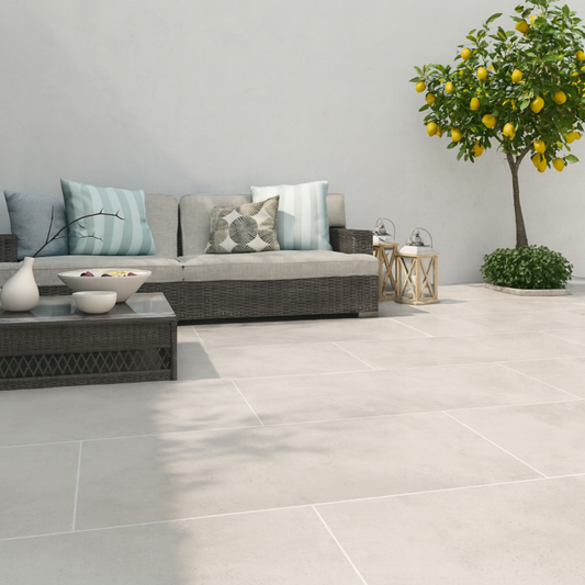 Frame Beige Porcelain Paving