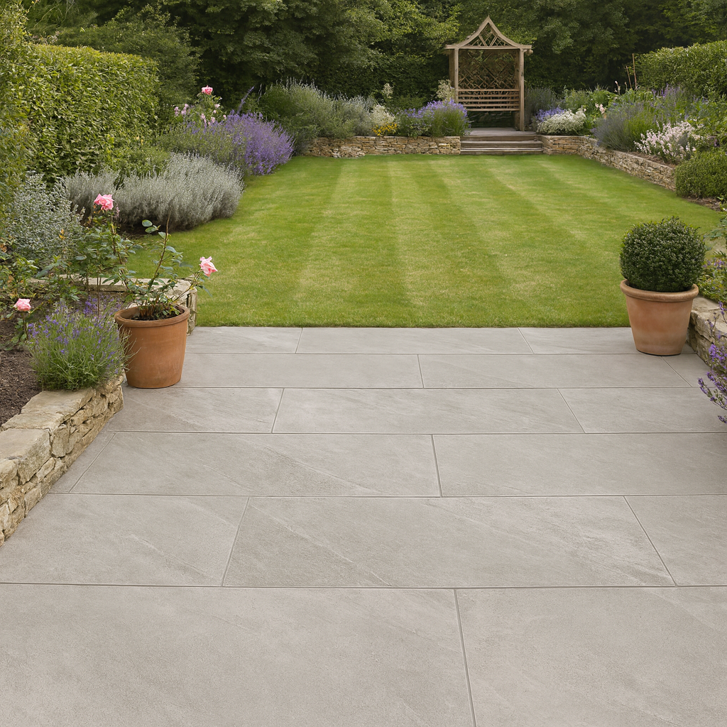 Frame Light Grey Porcelain Paving