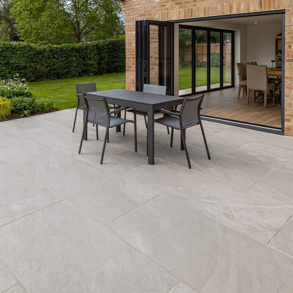 Frame Light Grey Porcelain Paving