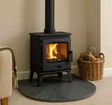 Black Honed Slate Hearth – Cut to Size and Shape