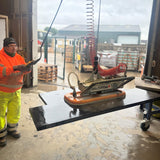 Black Riven Slate Hearth – Cut to Size and Shape