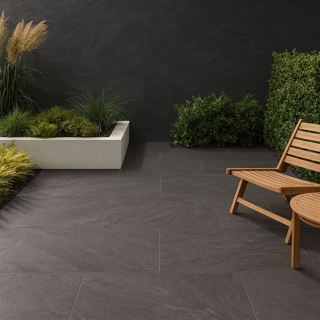 Modello Black Porcelain Paving